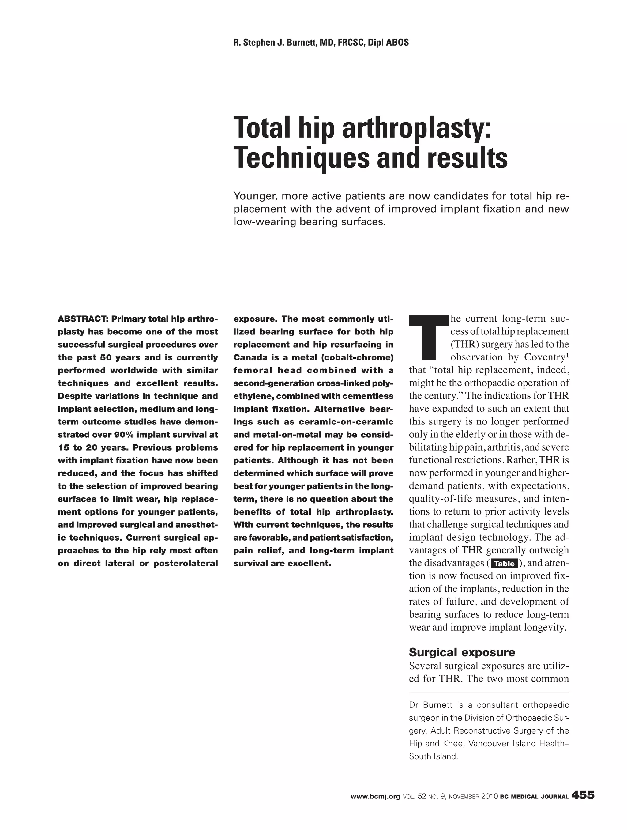 Total hip arthroplasty PDF