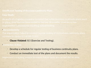 Ethos of Auditing
• Positive approach
• Aim to help improve system
• Don’t look for blame
• Aid identification of solutions
 