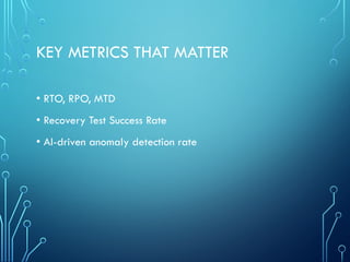 BCMS & Disaster Recovery Frameworks with AI, Automation, and Real-World ...