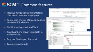 BCMsoft build a reliable Business Continuity Plan | PDF