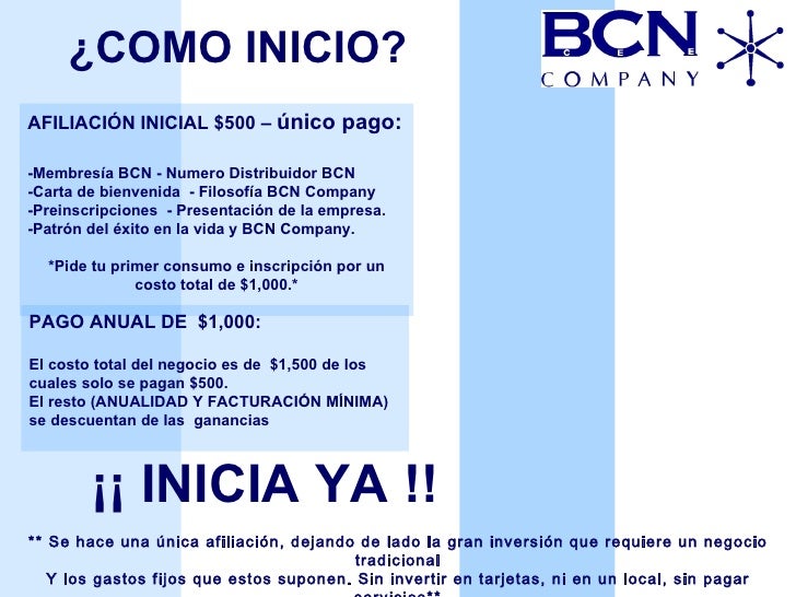 BCN multinivel tarjetas celulares