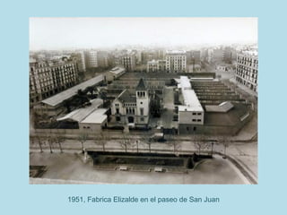 1951, Fabrica Elizalde en el paseo de San Juan
 