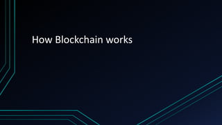 How Blockchain works