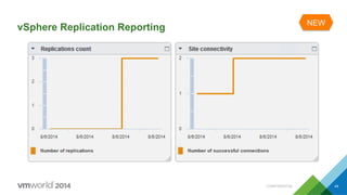 CONFIDENTIAL 44
vSphere Replication Reporting
 