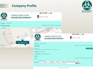 Company Profile
17. Click here
 