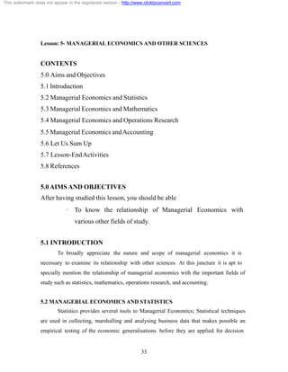 BUSINESS ECONOMICSANINTRODUCTION | PPTX