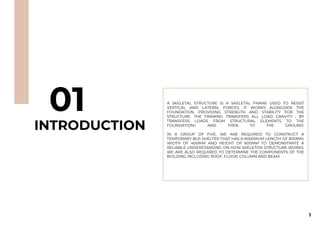 BUILDING CONSTRUCTION 2 - BUS SHELTER REPORT | PDF