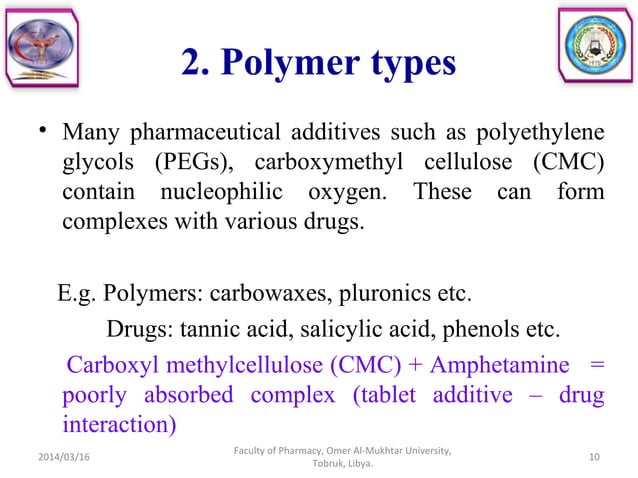 Complex formation