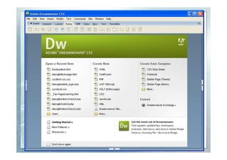 3   Chapter 2 Web Development by Adobe   Mr.Warawut Khangkhan
               Dreamweaver
 