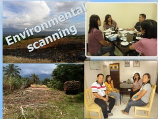 Sugar is sweeter without child
labor
Environmental
Scanning
January 2012
Environmental
scanning
 