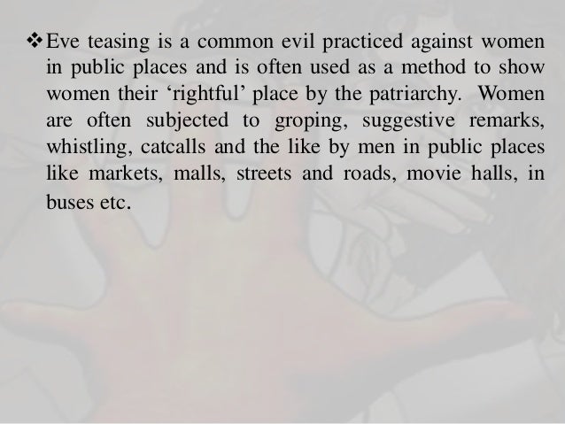eve-teasing