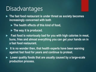 Growth Of Fast Food Industries In India | PPTX