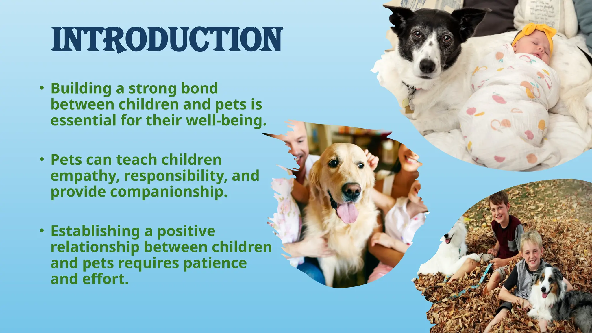 Picture of Relationship between children and pets Presentation.pptx