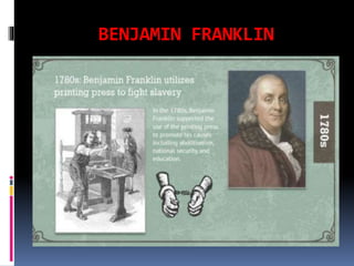 BENJAMIN FRANKLIN
 