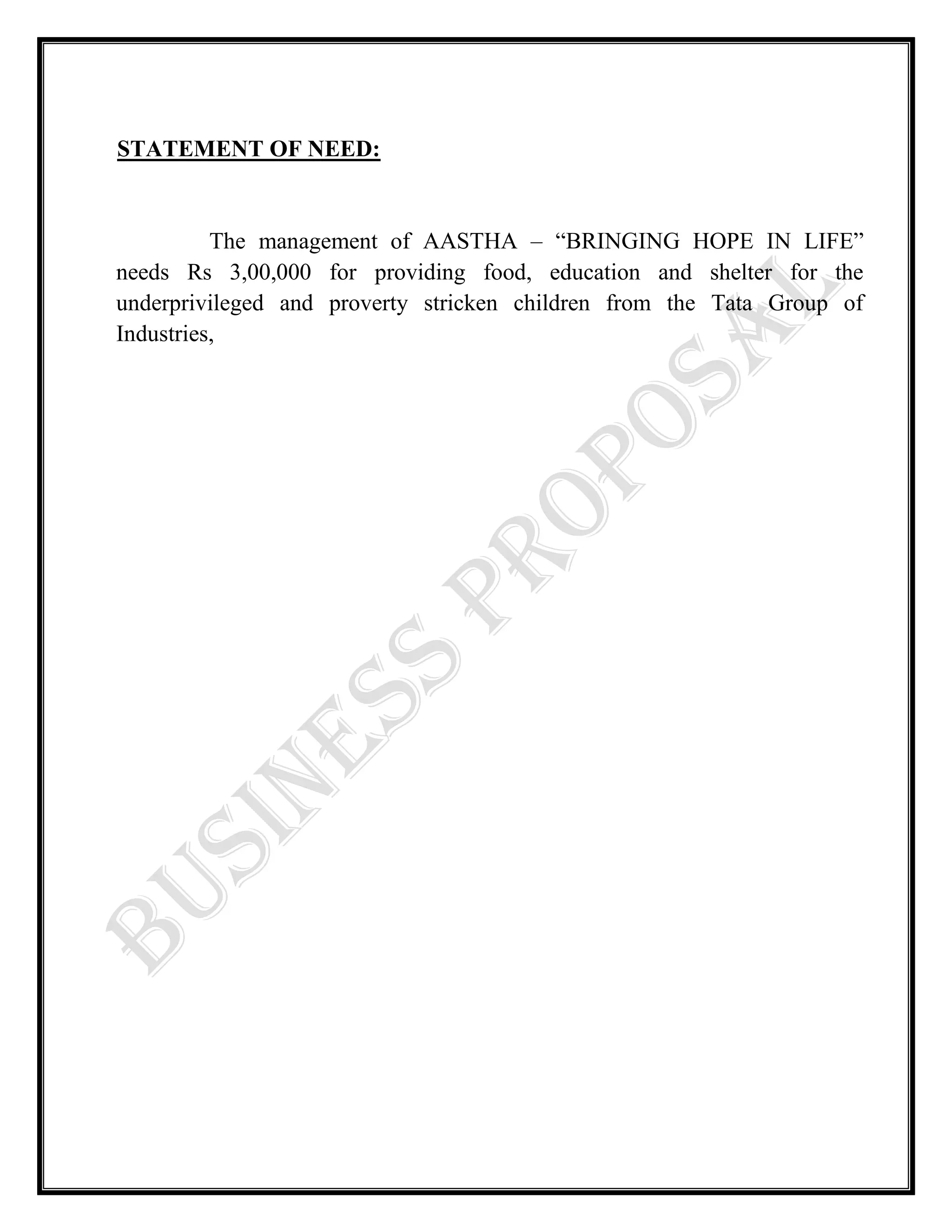 To make healthy India by removing malnutrition 