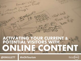 ONLINE CONTENT
@KMULLETT #InOhTourism
ACTIVATING YOUR CURRENT &
POTENTIAL VISITORS WITH
 