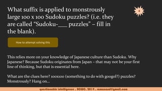 Sudoku Mahabharat, the fiery national puzzle contest, is back