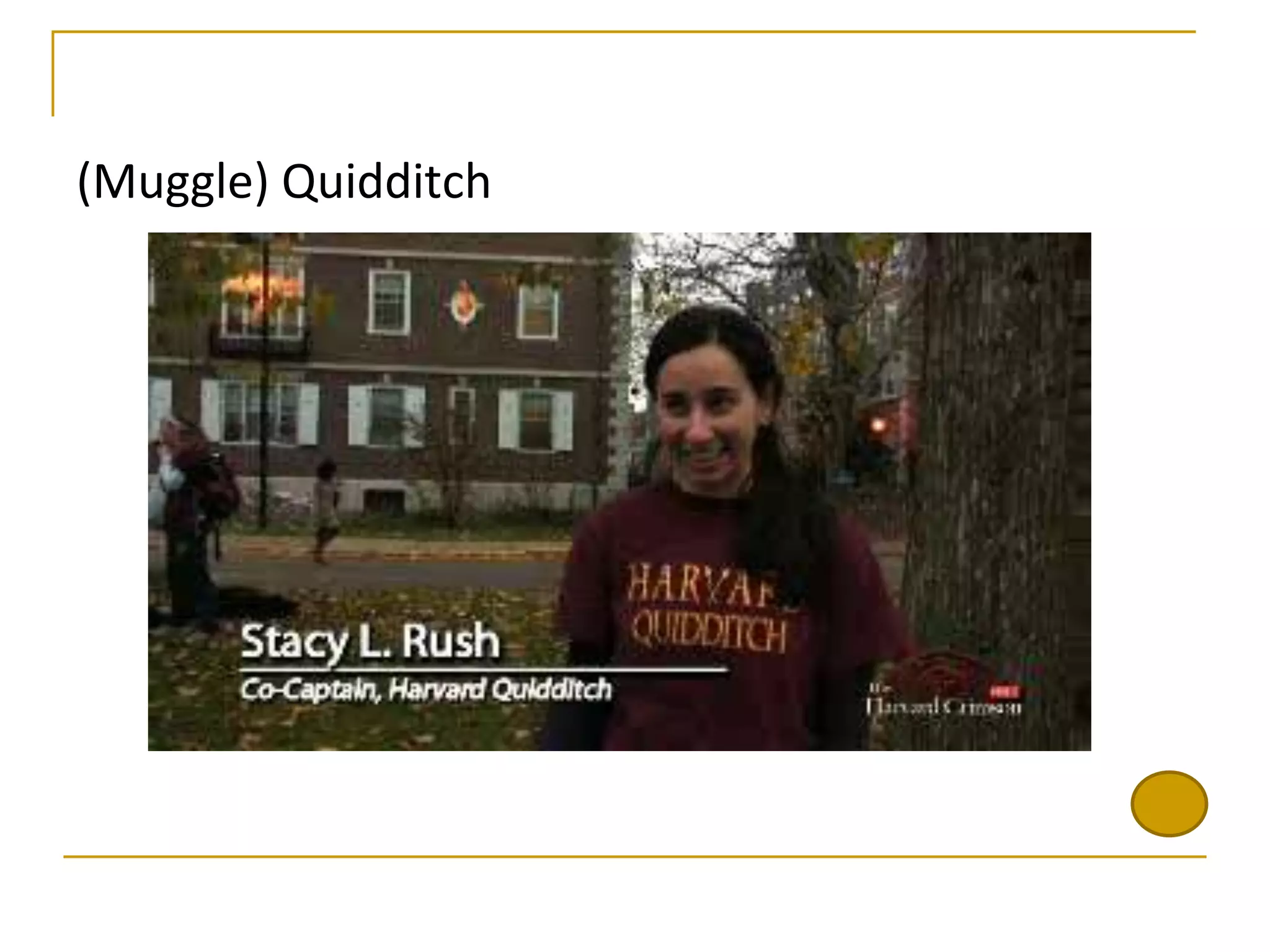 (Muggle) Quidditch
 