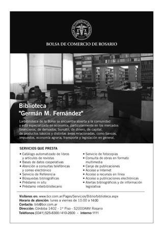 14:00
Teléfonos (0341) 525-8300 / 410-2600 - interno 1111
 