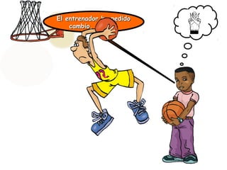 El entrenador ha pedidoEl entrenador ha pedido
cambio, sale ...cambio, sale ...
 