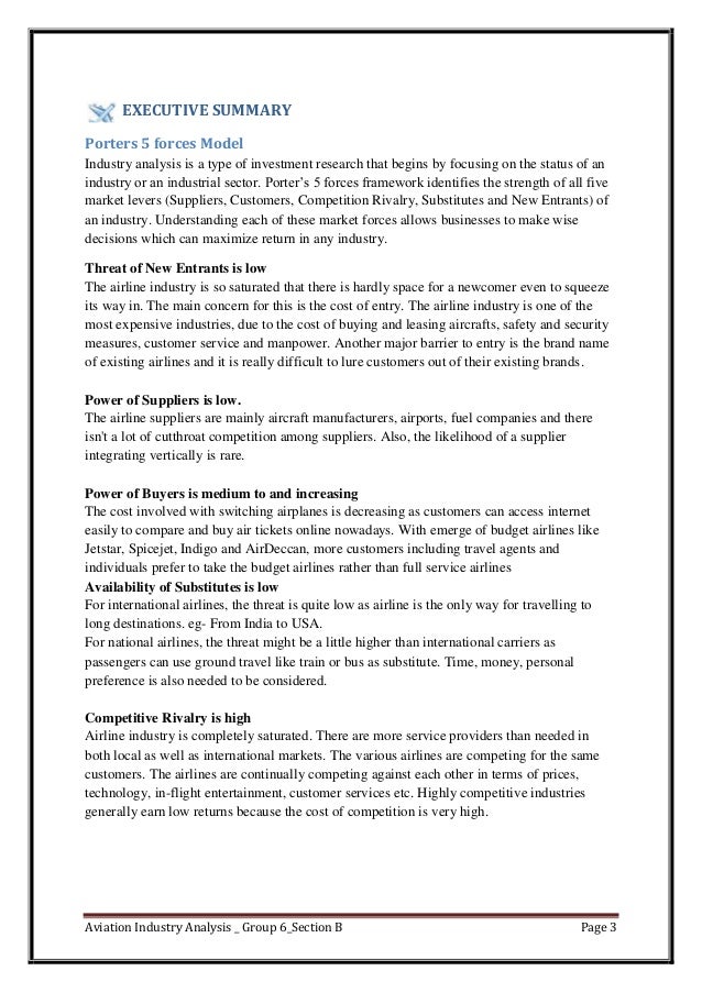 Essay aviation industry future