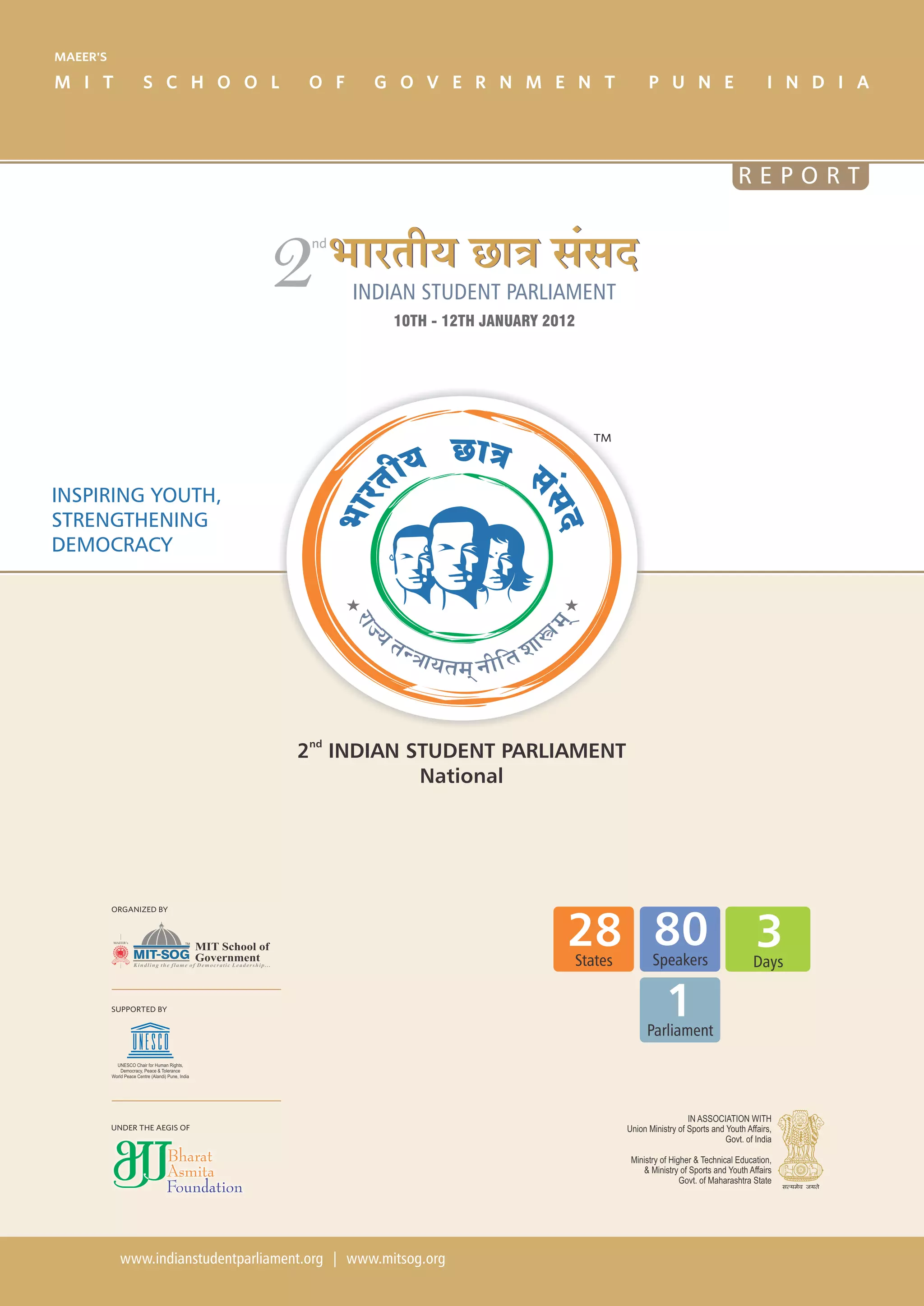 2nd Bharatiya Chhatra Sansad Report (All Pages) | PDF
