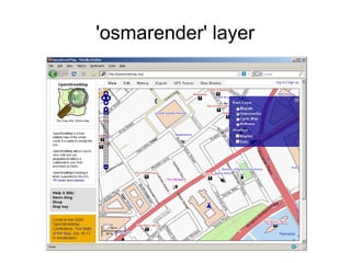 'osmarender' layer
 