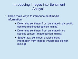 Multimodal opinion mining from social media | PDF