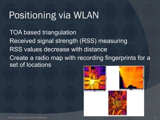Gyroscope Optical Camera (QR Codes) Quelle: market.android.com #bcs2: Sensor-driven indoor positioning