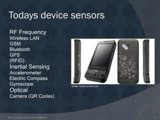 Internet of things Today, location for outdoor environments is provided by the Global Positioning System (GPS).
