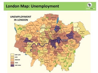 London Map: Unemployment
 