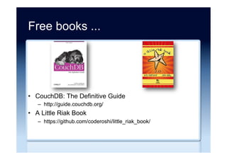 Relational vs. NoSQL
Source: Getty Image ID WCO_016
 
