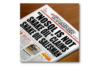 Considerations for using NoSQL technology on your next IT project