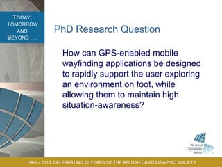 The Walker's Map: Designing GPS-enabled mapping for the urban ...