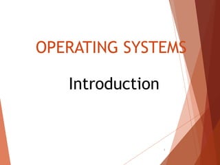 BCS303-Module 1.ppt operating systems vtu 3rd sem | PPT