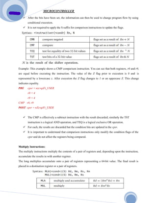 BCS402    MICROCONTROLLERS   MODULE    2