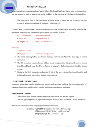 BCS402    MICROCONTROLLERS   MODULE    2