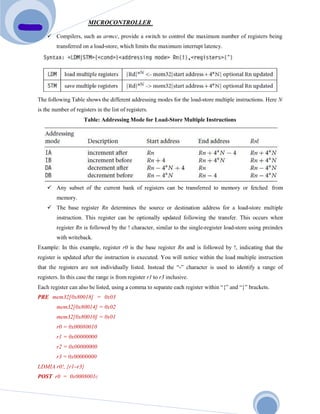 BCS402    MICROCONTROLLERS   MODULE    2
