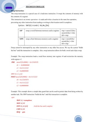 BCS402    MICROCONTROLLERS   MODULE    2