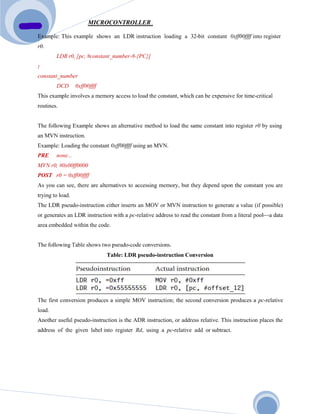 BCS402    MICROCONTROLLERS   MODULE    2