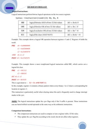BCS402    MICROCONTROLLERS   MODULE    2