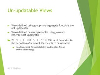 Updatability MODULE_2_VTU_CSE_BSC403_DATABASE_DBMS_MODULE_3.pptx.pptx