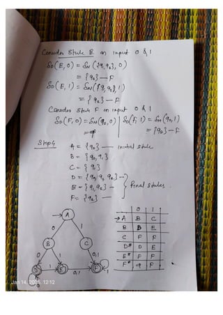 BCS503 Model Question Paper Solution Theory of Computation | PDF