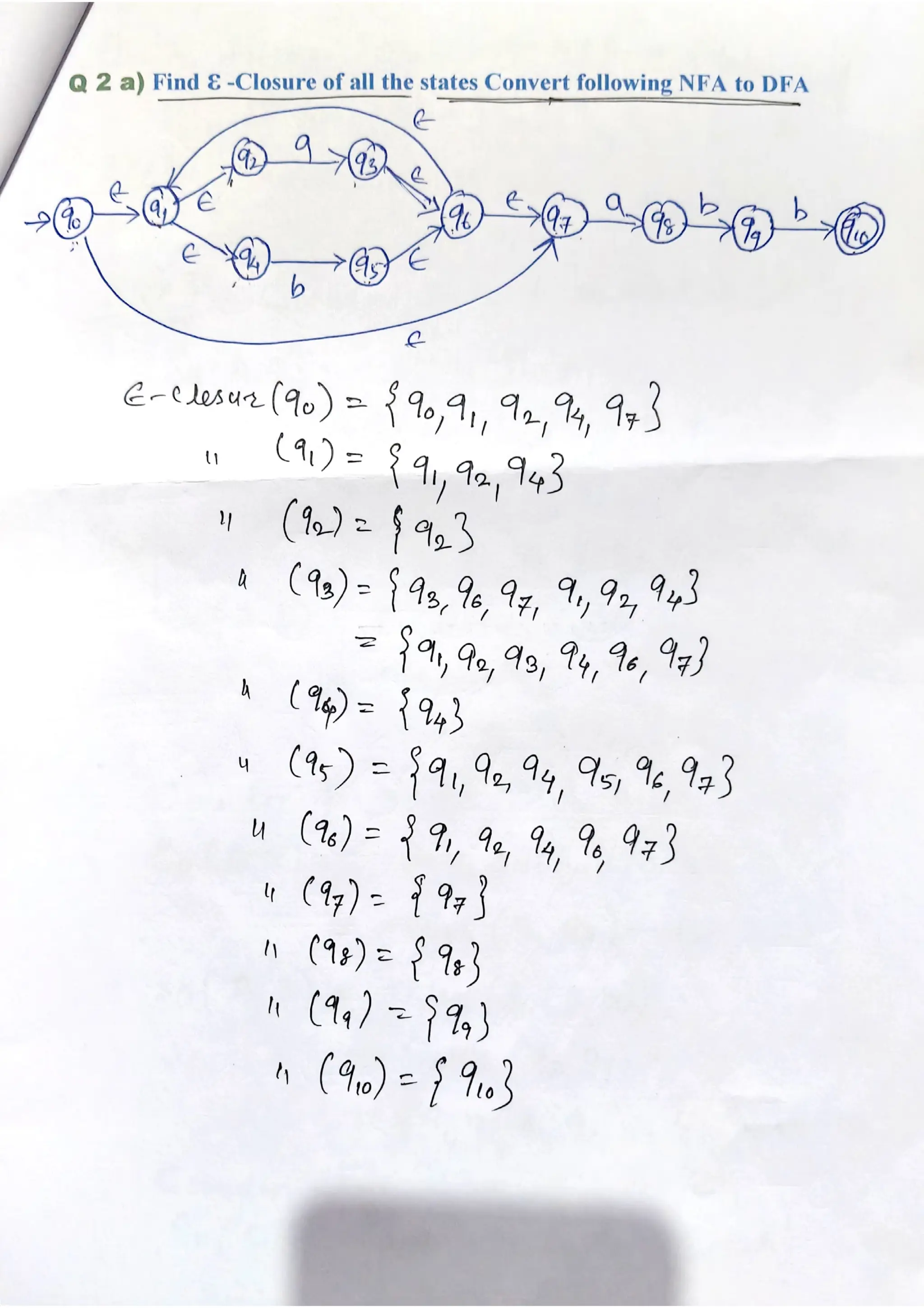 BCS503 Model Question Paper Solution Theory of Computation | PDF