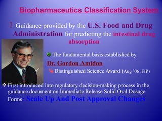  Guidance provided by the U.S. Food and Drug
Administration for predicting the intestinal drug
absorption
The fundamental...
