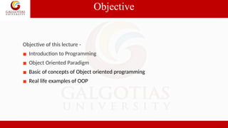 BCSE01T1003 Unit 1 Lec 1- Introduction to OOP.pptx