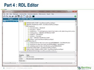 39 | WWW.BENTLEY.COM | © 2012 Bentley Systems, Incorporated
Part 4 : RDL Editor
 