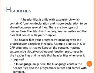 C programming | PPTX