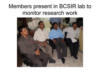 Medicinal plants research-Bcsir presentation | PPT