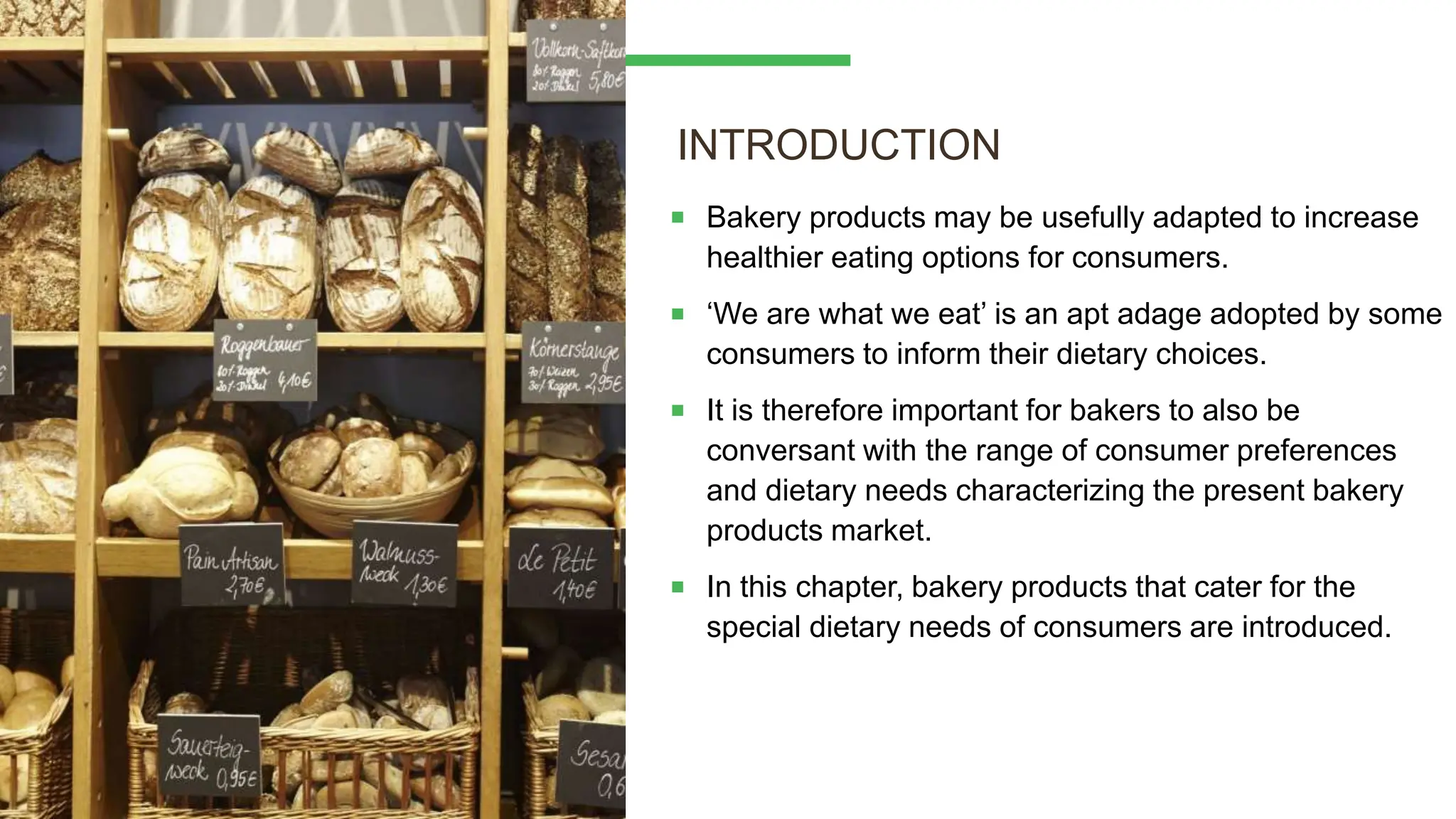 Bakery Introduction DIETETIC BAKERY PRODUCTS. Premraja N .pptx
